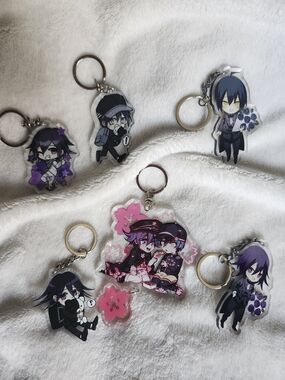 Danganronpa Saiouma keychain lot